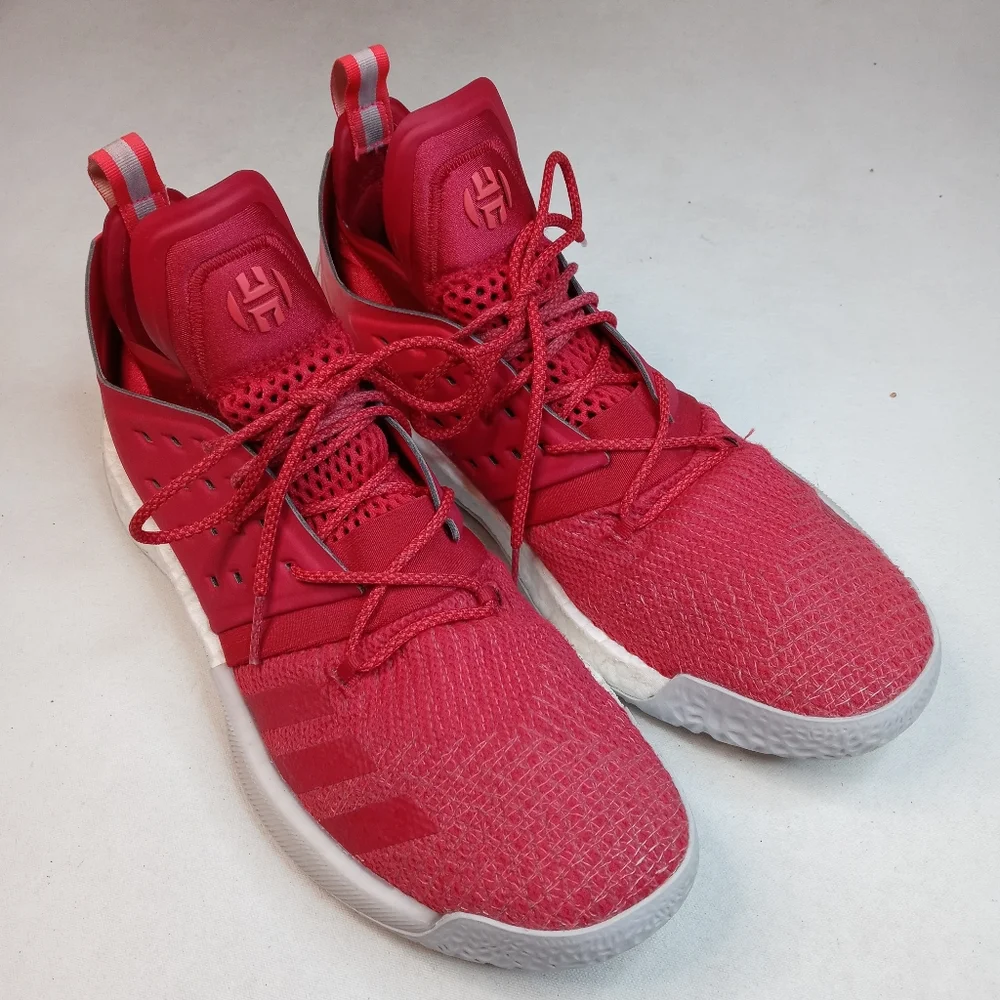 Adidas James Harden Volume2 Red Pioneer Men's Bask_2